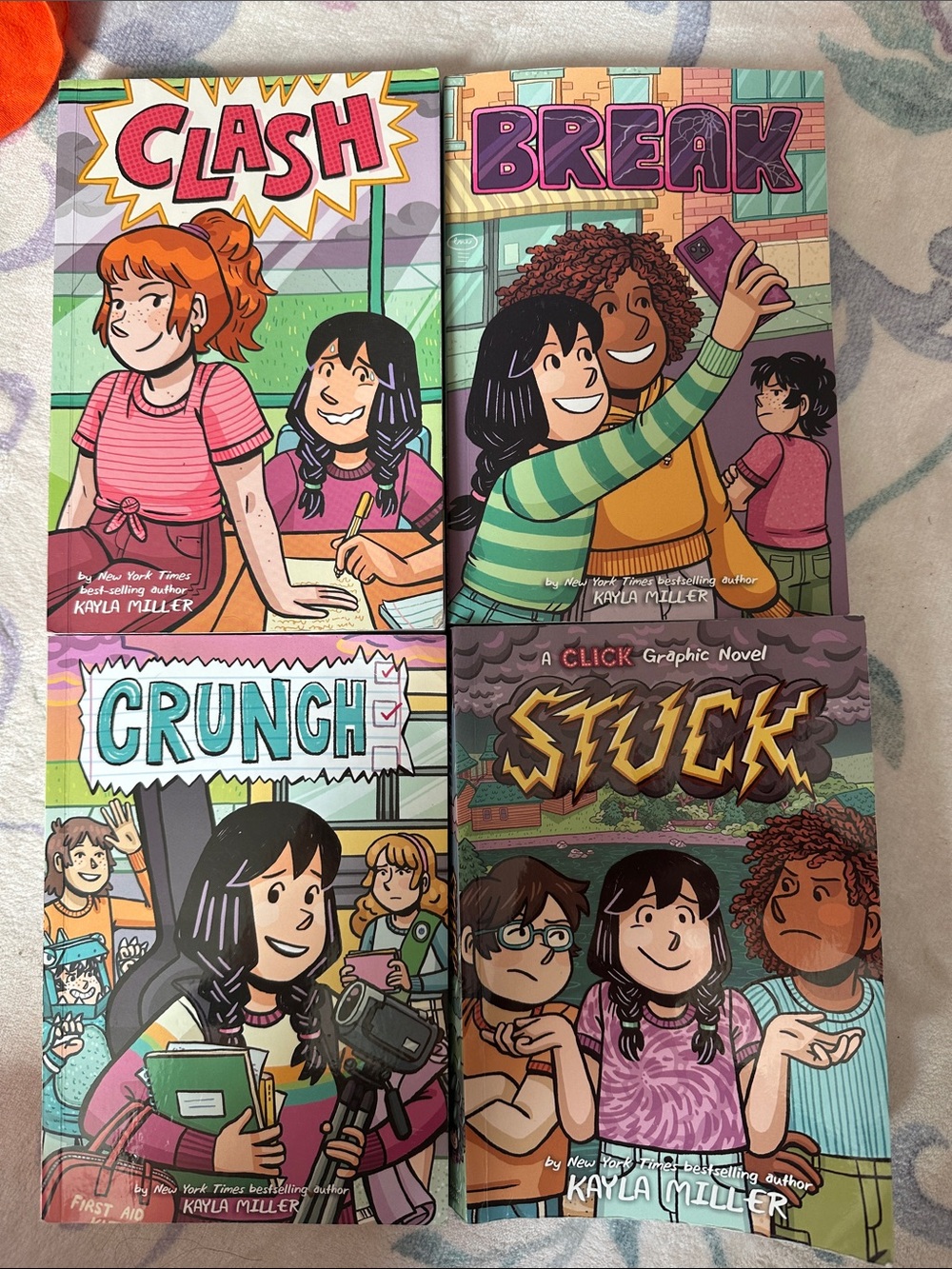 Graphic Novels - Clash, Break, Crunch, & Stuck